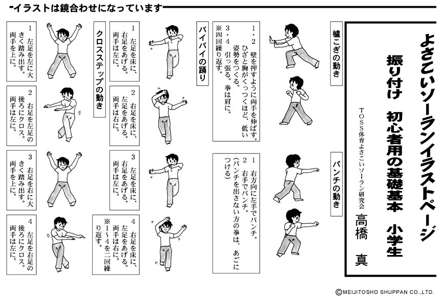 ｙｏｓａｋｏｉソーランの教え方 指導者用テキスト Samurai 侍 教材用ソーラン