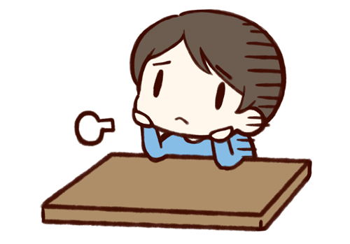 疲れの見える子ども