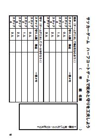 楽しい体育の授業 07年12月号 効果抜群 ファックスできる体育学習カード サッカー 高学年 ハーフコートゲームでシュートとパス回しを同時に学ぶ