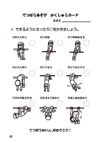 楽しい体育の授業 13年11月号 効果抜群 ファックスできる体育学習カード 低学年 鉄棒遊び ほめる 指導で逆さ感覚を身に付けさせる