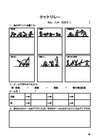 楽しい体育の授業 18年7月号 教師の願いと子どもの願いをダブルでかなえる 絶対成功の体育学習カード 中学年 器械運動 マット運動 マットリレー